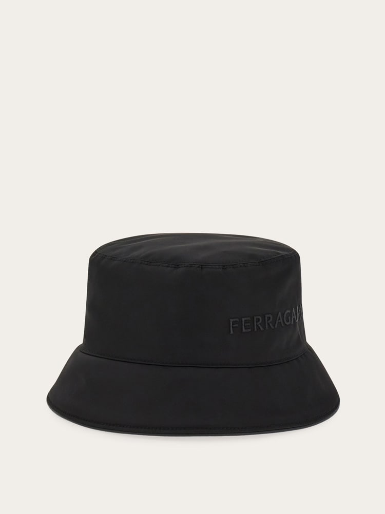 Bucket hat with embroidered logo Gallery image 4