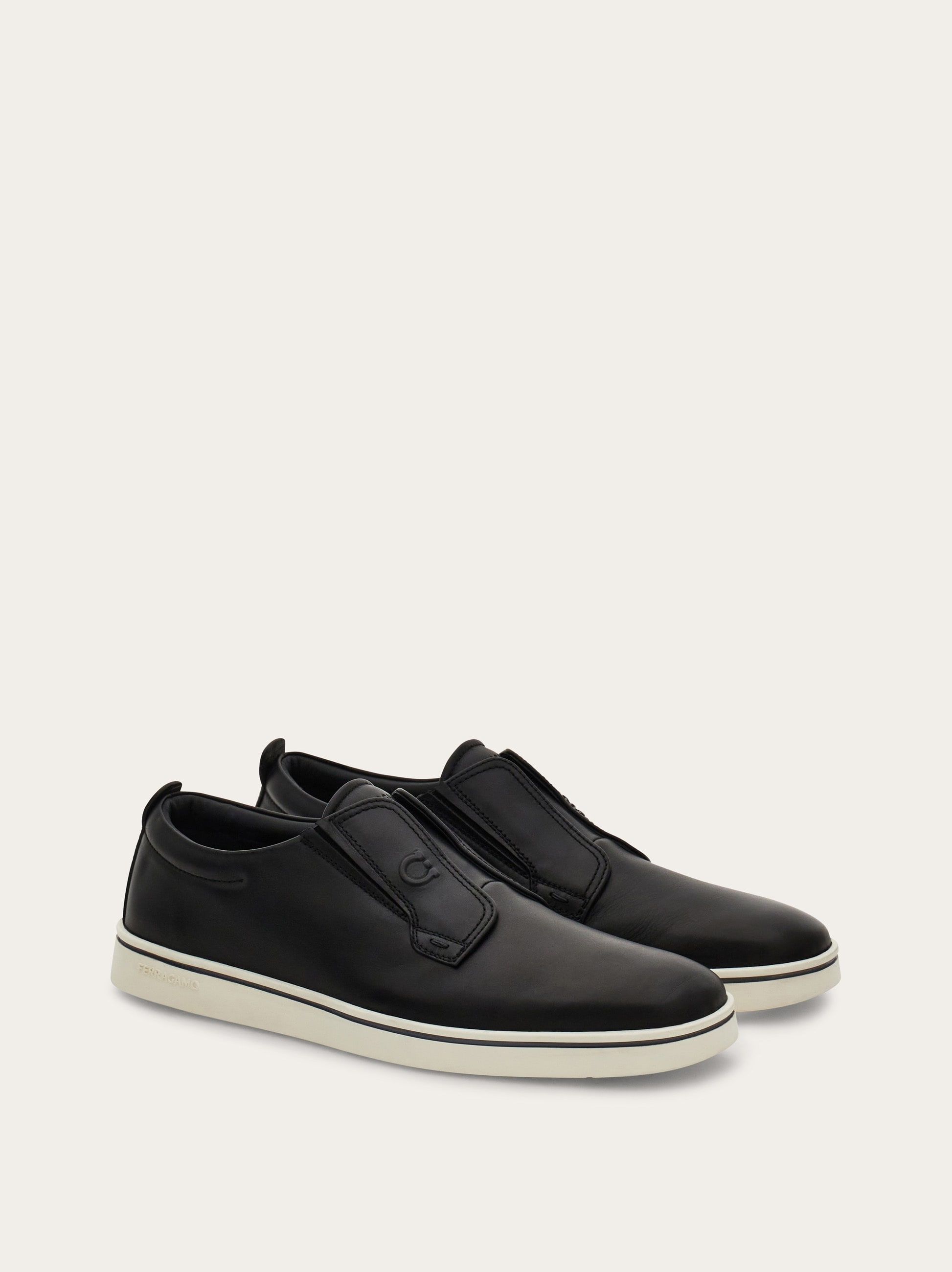スニーカー FERRAGAMO SNEAKER (021285760648 BIANCO) Ferragamo Achille 2 Low Top Sneakers 766323, Bianco Ottico