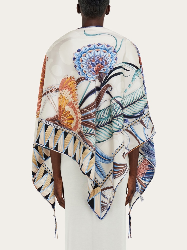 Giada print triangle foulard Gallery image 6
