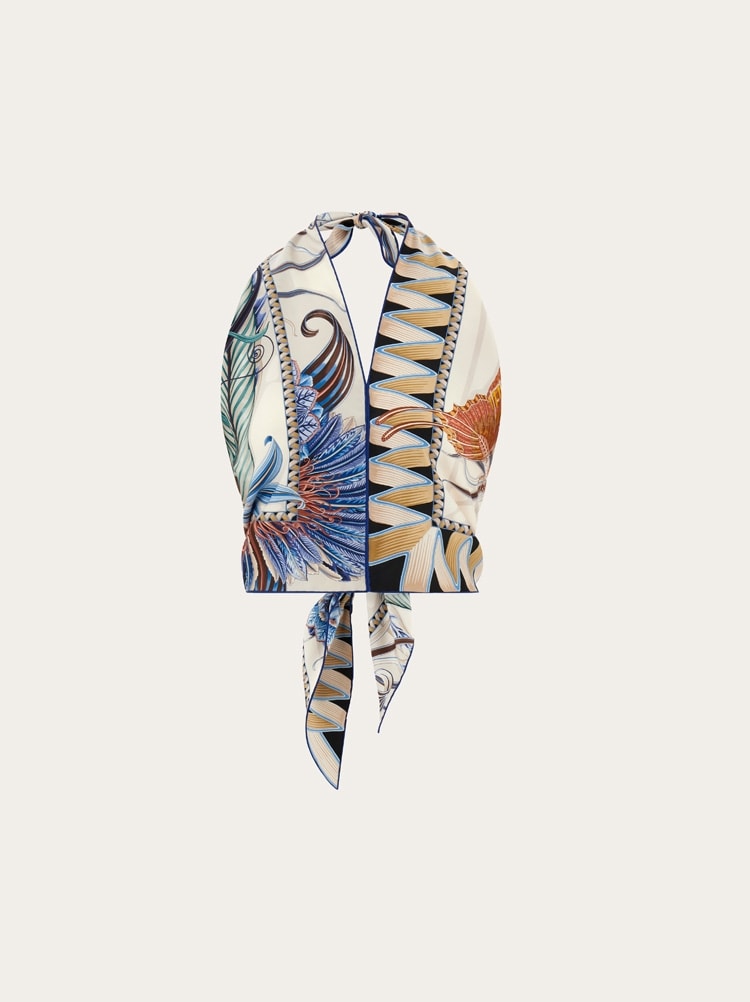 지아다 프린트 트라이앵글 탑 Gallery image 1