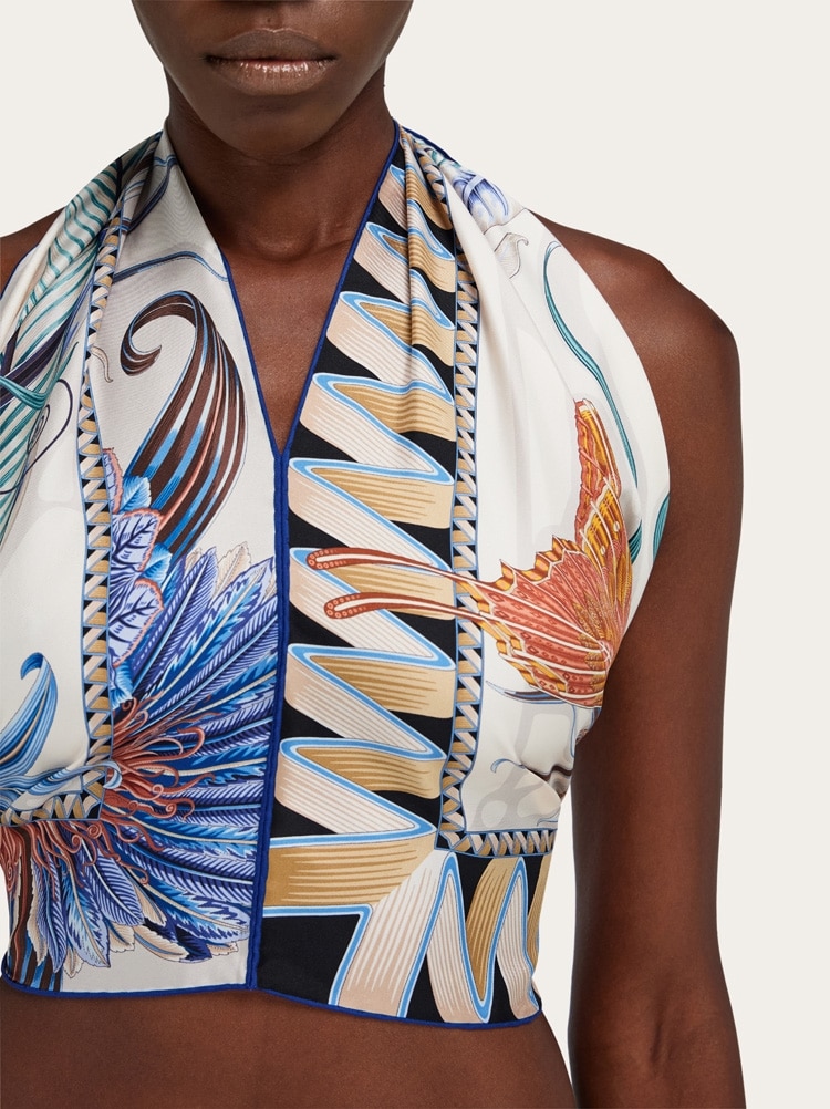 지아다 프린트 트라이앵글 탑 Gallery image 2