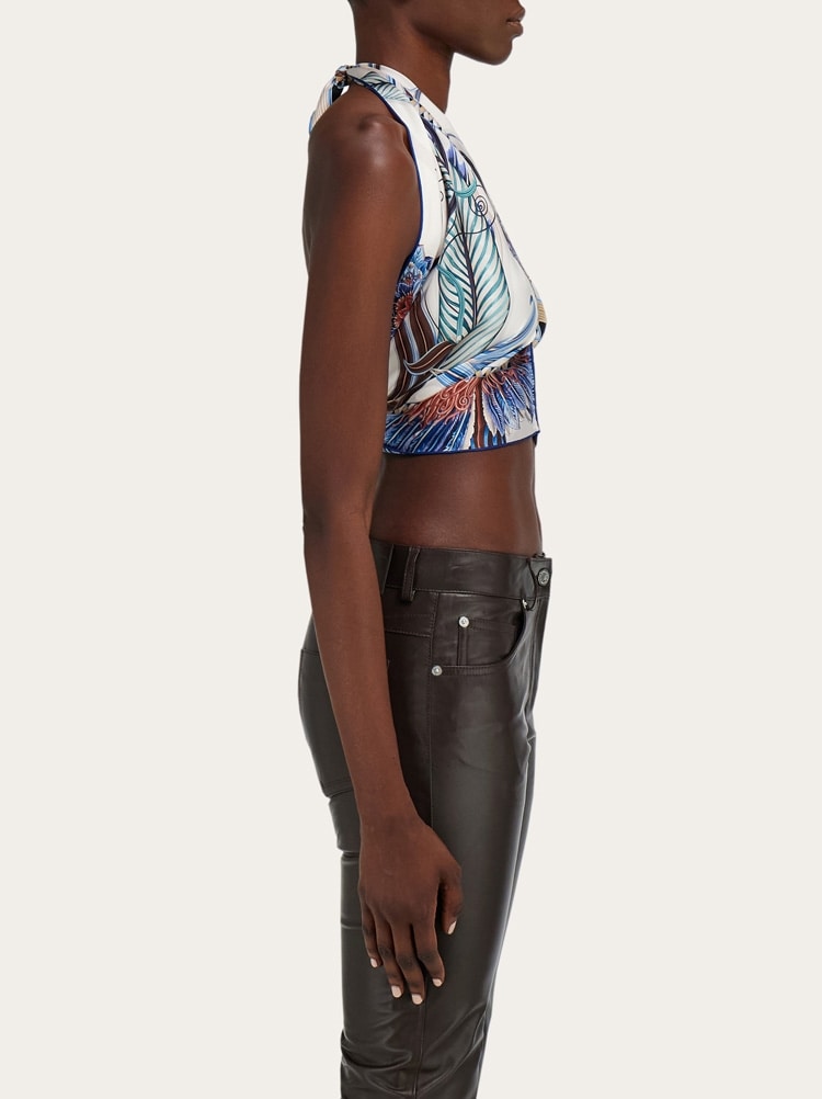 지아다 프린트 트라이앵글 탑 Gallery image 5