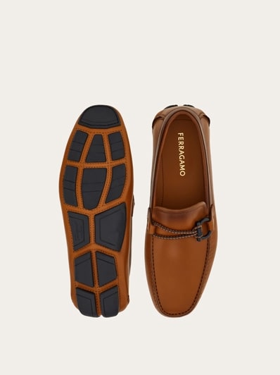 靴 Salvador ferragamo Salvatore Ferragamo Mango Dark Blue/White Combo Leather