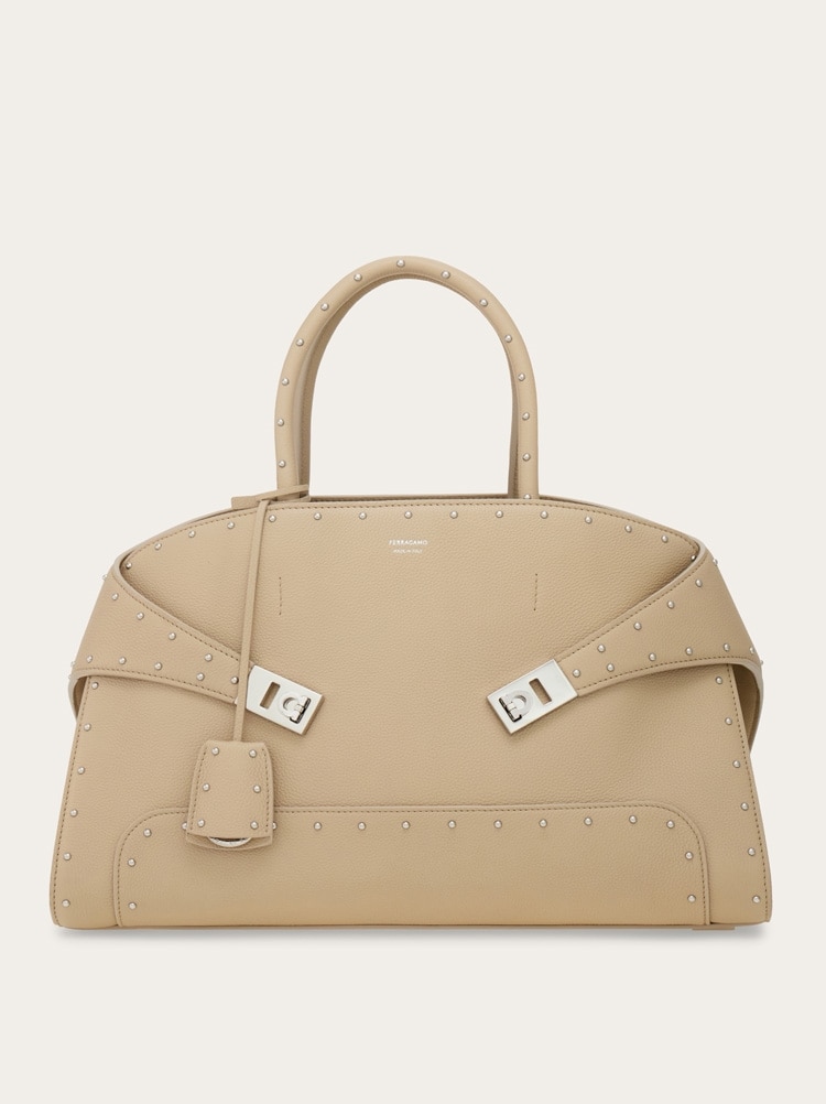 Bolso de mano Hug con tachuelas (L) Gallery image 1