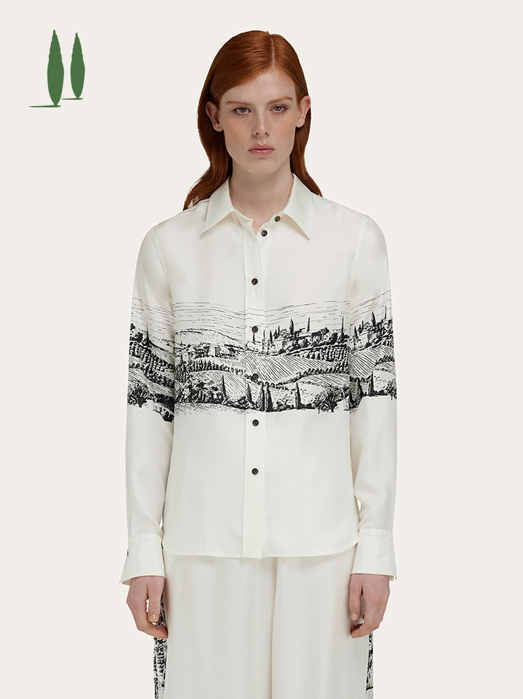 Back to Earth - Silk shirt Gallery image 2