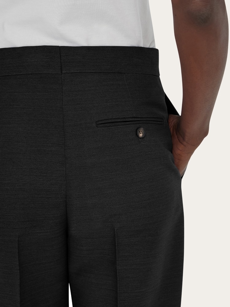 Wool faille trouser Gallery image 5