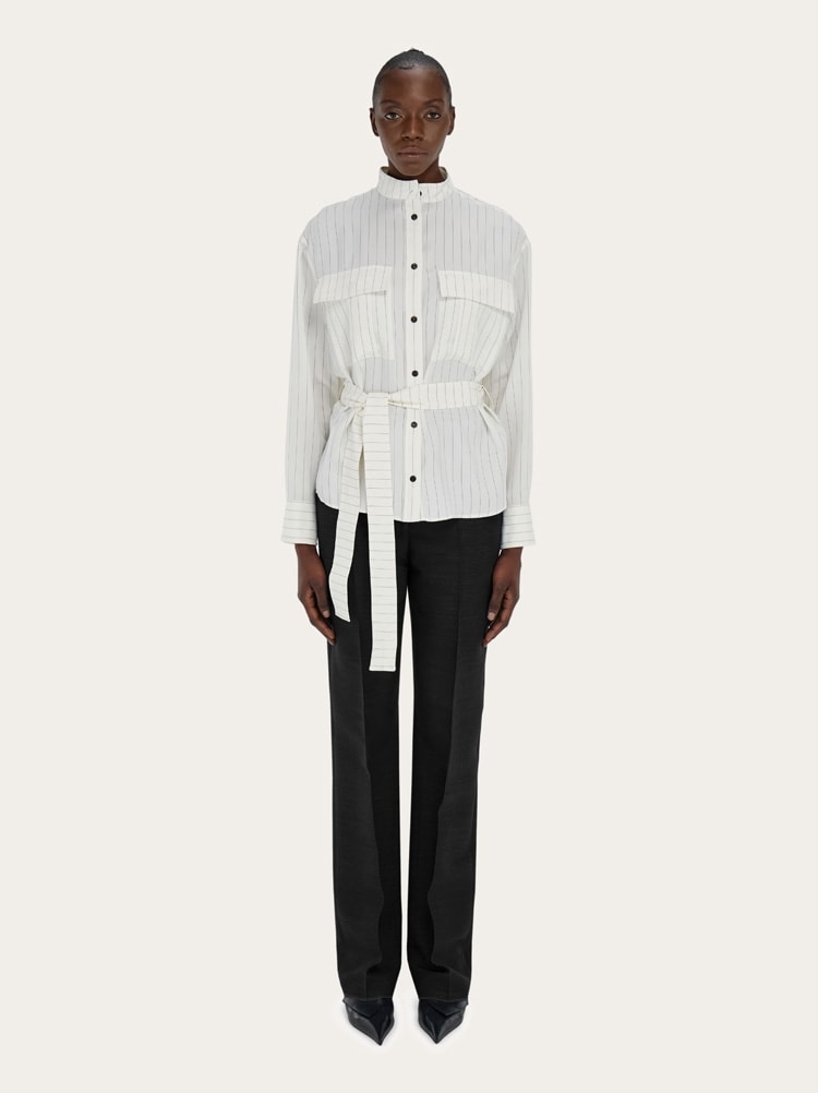 Wool faille trouser Gallery image 6
