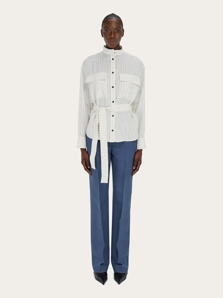 Wool faille trouser Gallery image 6