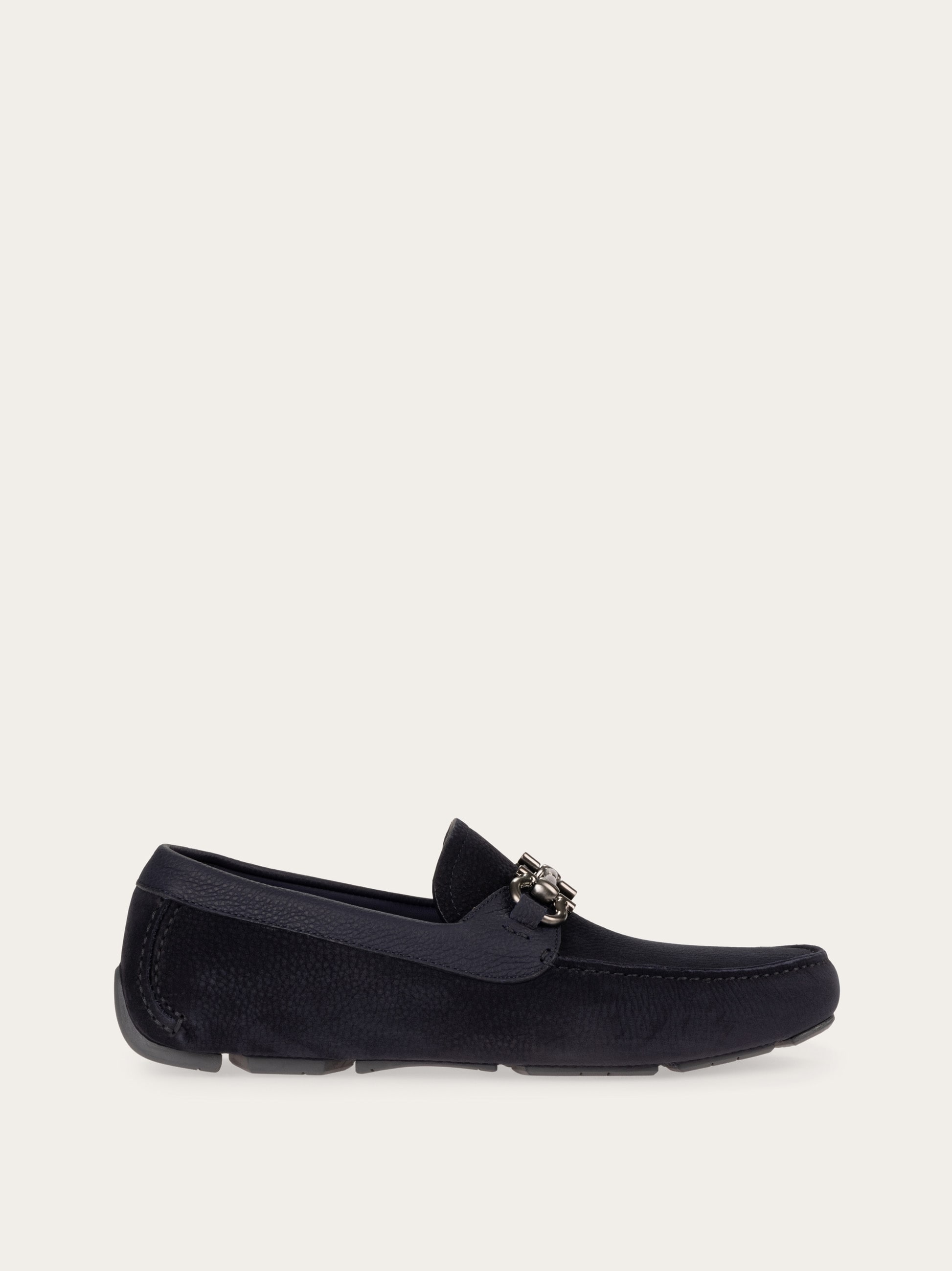 【関税込み】Ferragamo ブラウン Gancini Ornament ローファー Moccasin with Gancini ornament - Men | Ferragamo