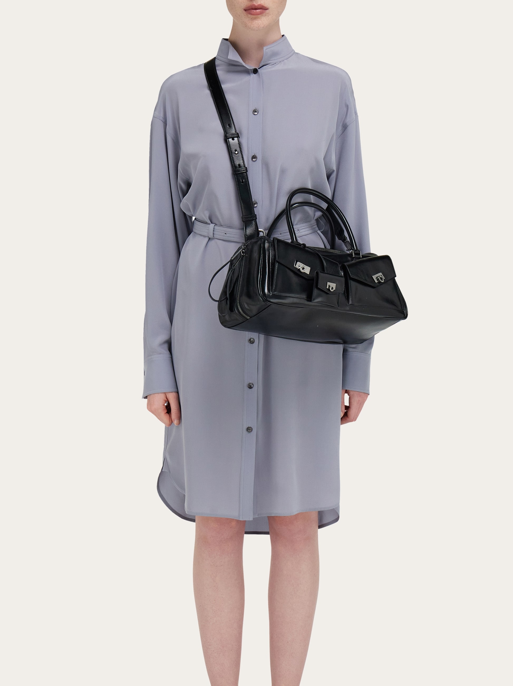 Multipocket bowling bag (M) - Women | Ferragamo