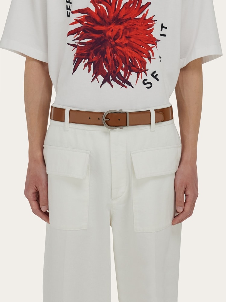 Cinturón reversible y ajustable Gancini Gallery image 4