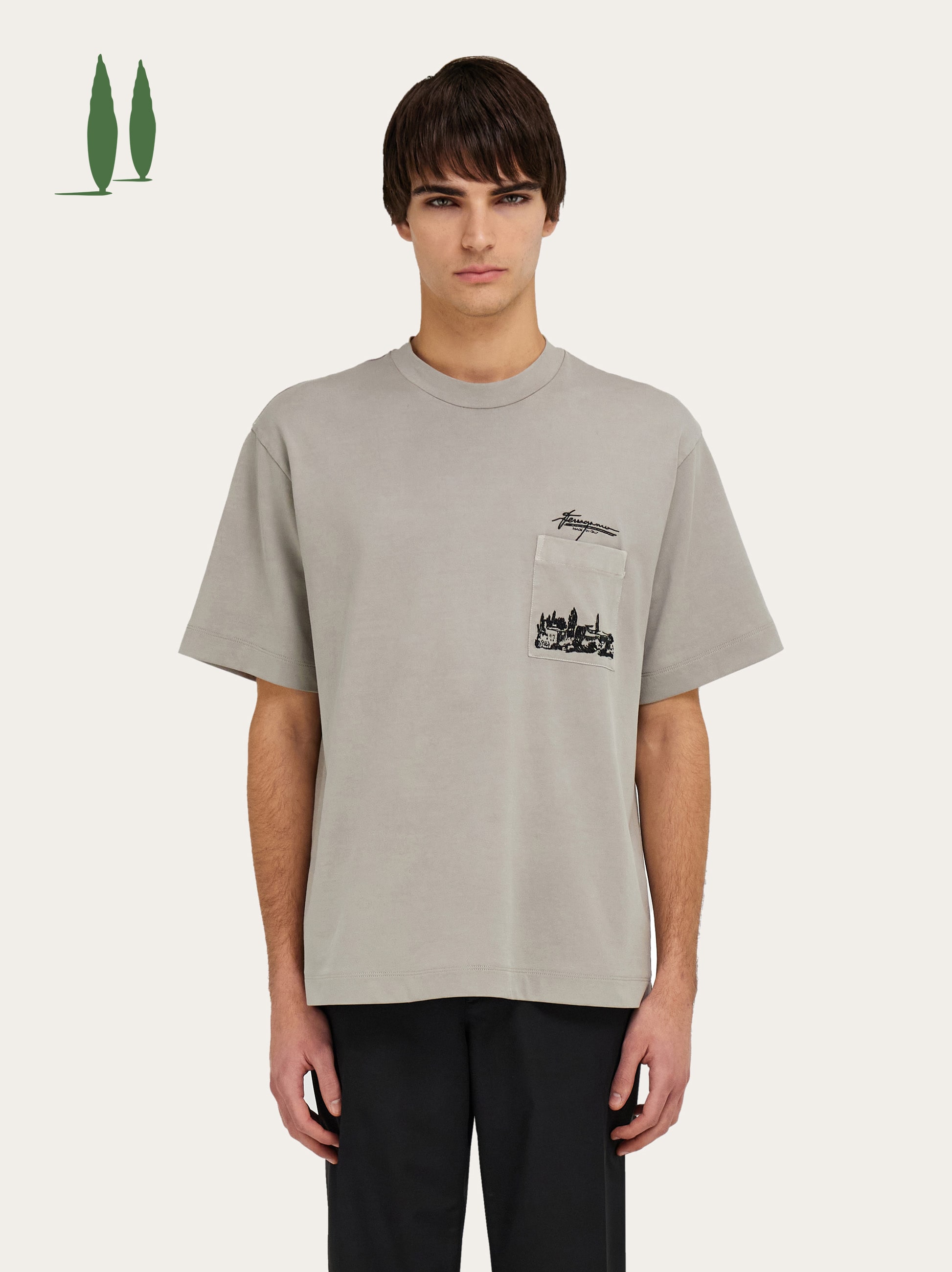 Tuscany print T-shirt - Men | Ferragamo