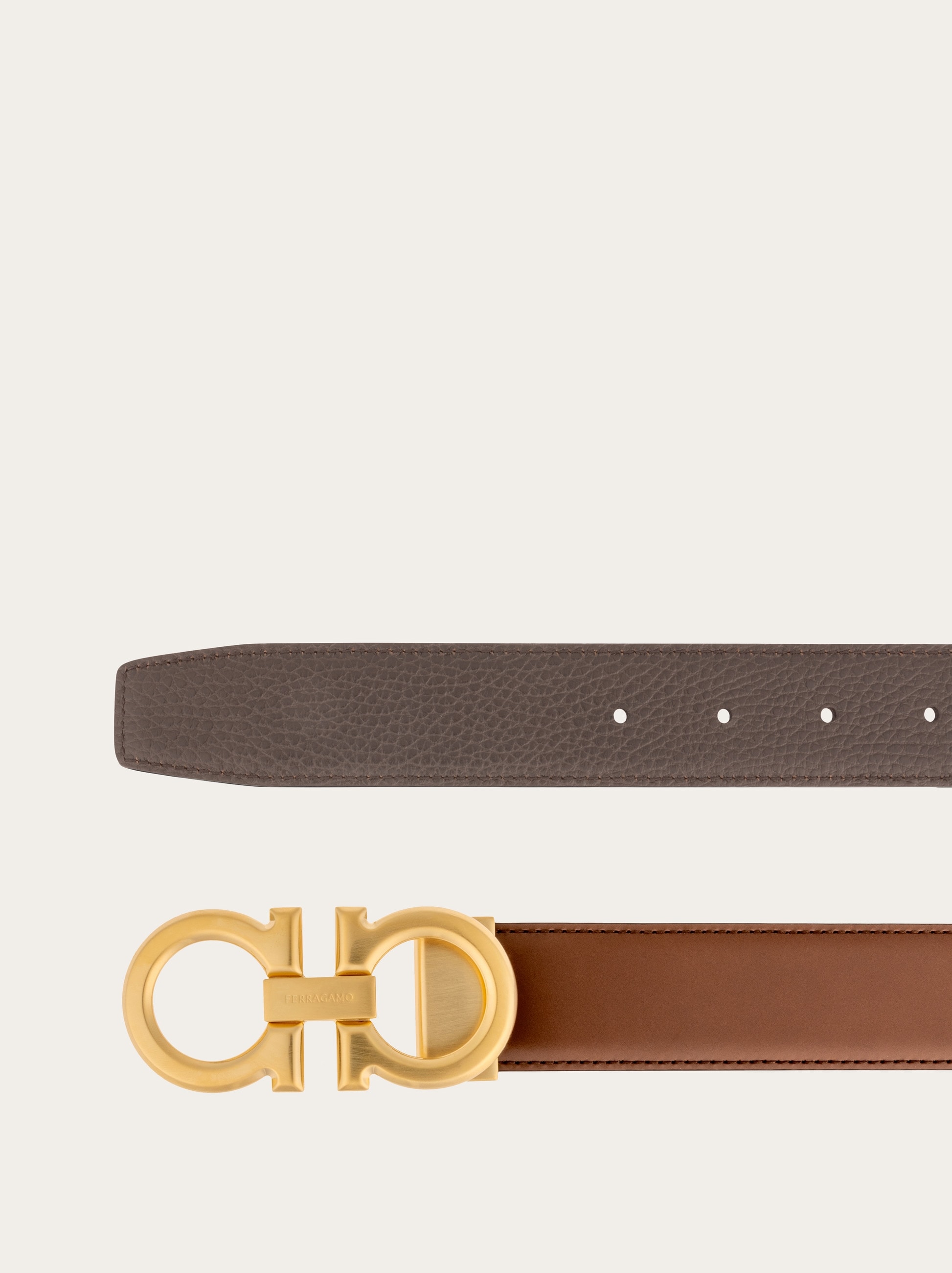 ☆*☆様 SalvatoreFerragamo 6 1/2 Reversible and adjustable Gancini belt - Men | Ferragamo