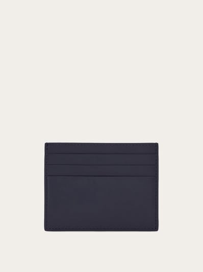 ■FERRAGAMO■ Bara Card Holder Black 22D155683522 22D1556835 FERRAGAMO Vara Bow Calf Leather Small Card Holder Black 683522