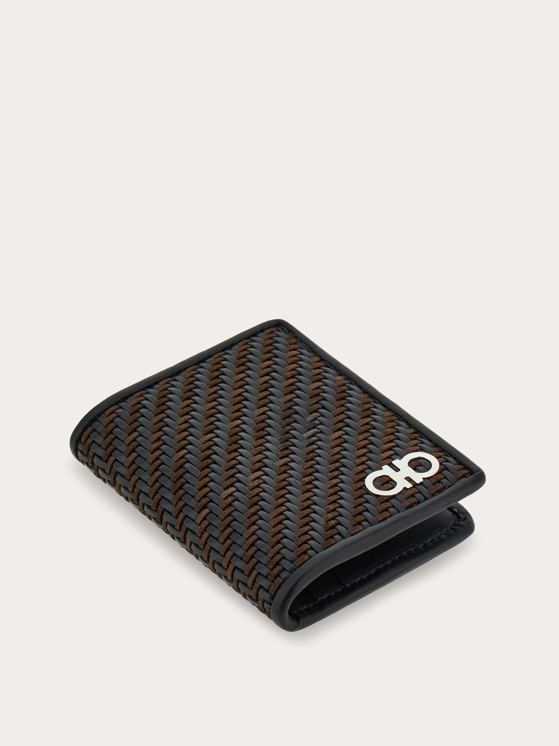 Woven credit card holder - Men | Ferragamo