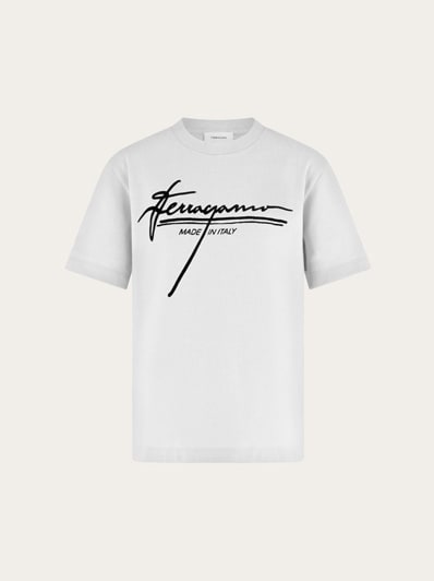 T-shirt with signature detail - Women | Ferragamo