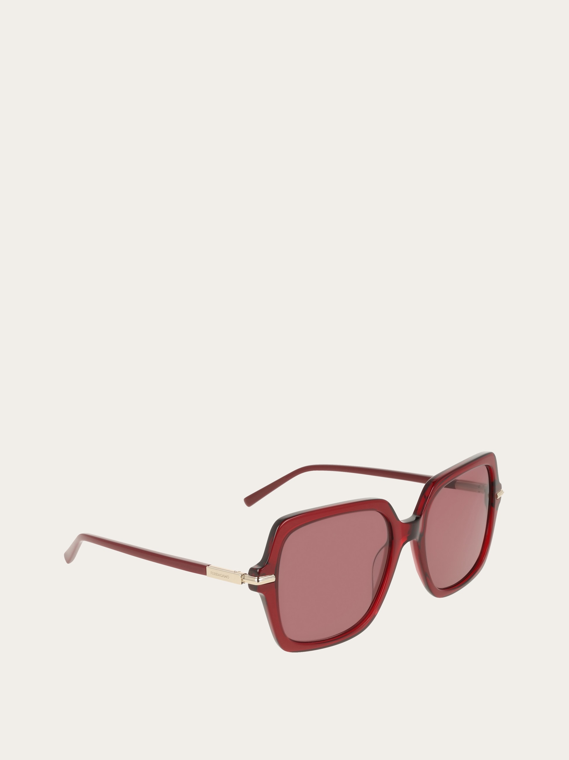 Square frame sunglasses - Women | Ferragamo display picture 1