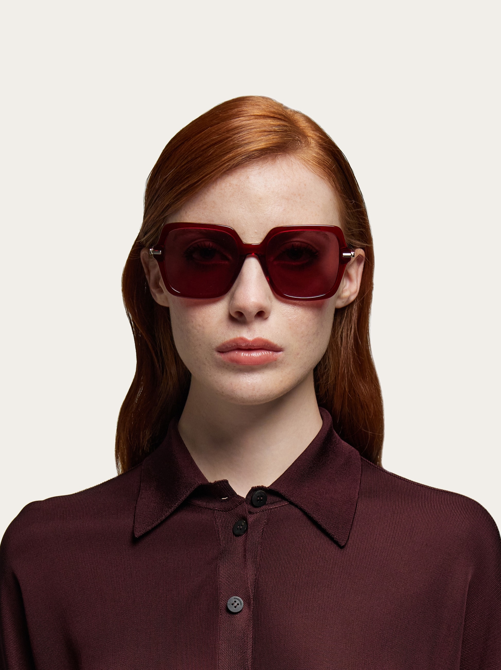 Square frame sunglasses - Women | Ferragamo