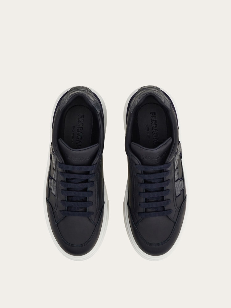 Low-top sneaker with Gancini detail Gallery image 3