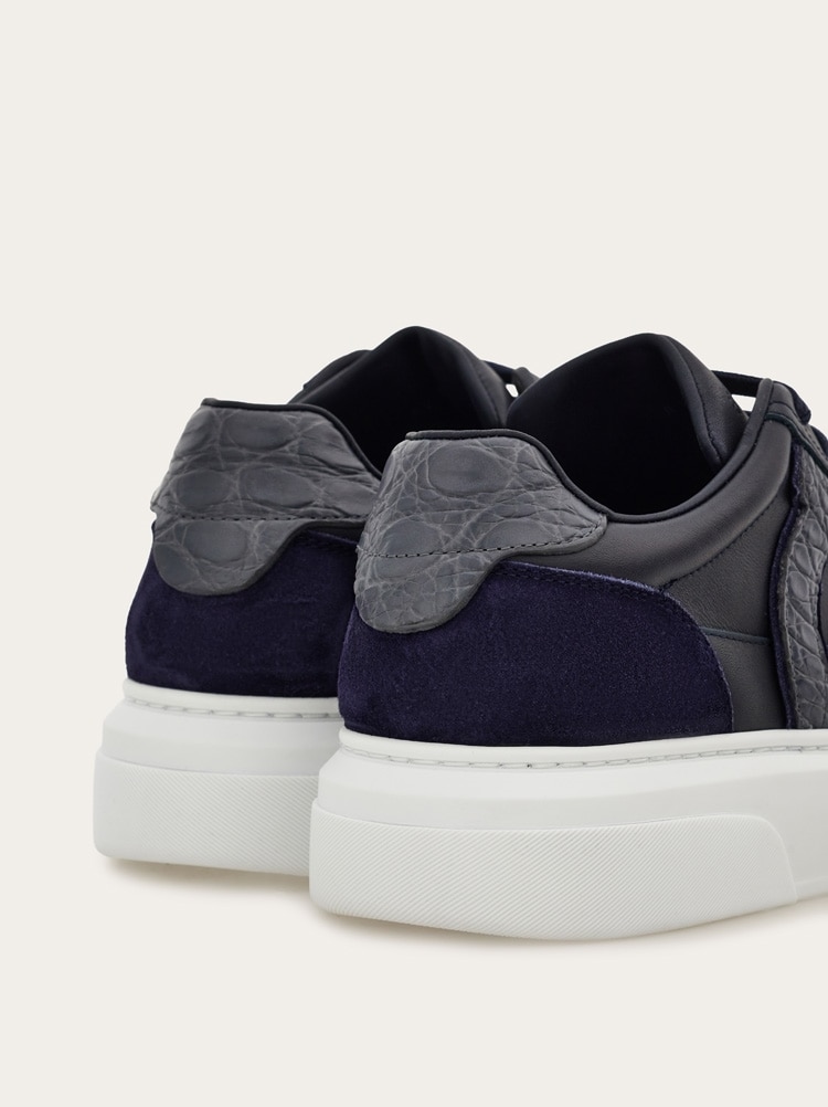 Low-top sneaker with Gancini detail Gallery image 4