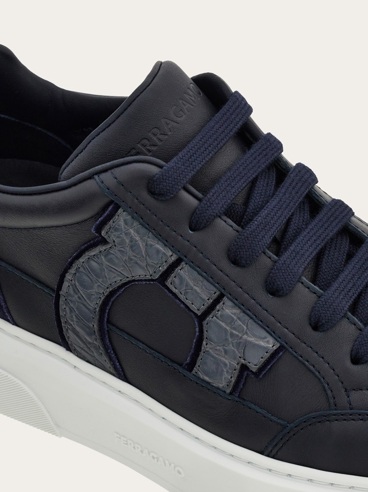 Low-top sneaker with Gancini detail Gallery image 6