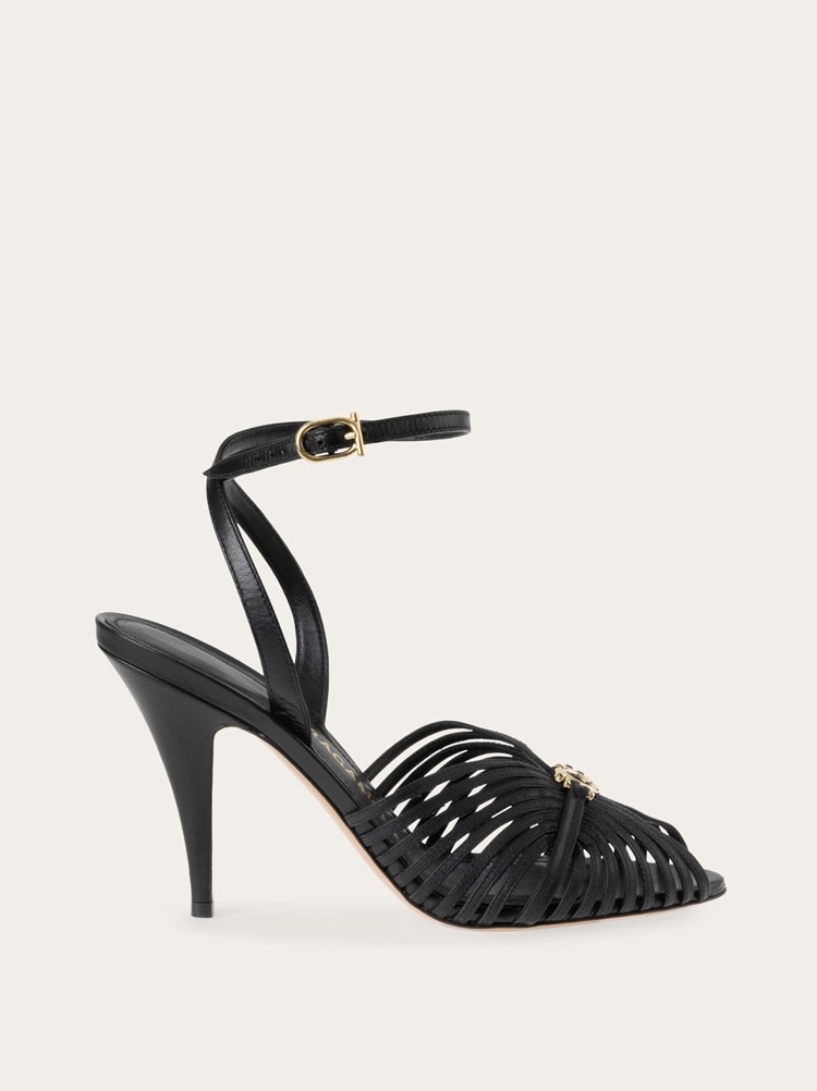 Sandal with Gancini element Gallery image 1