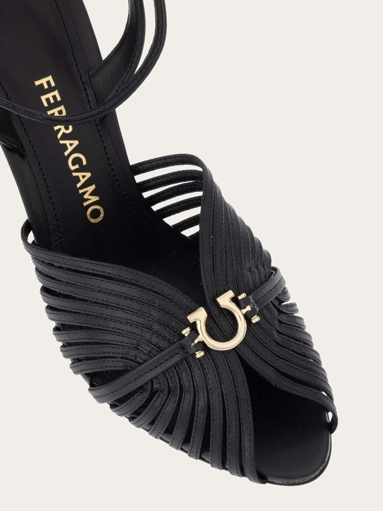 Sandal with Gancini element Gallery image 5