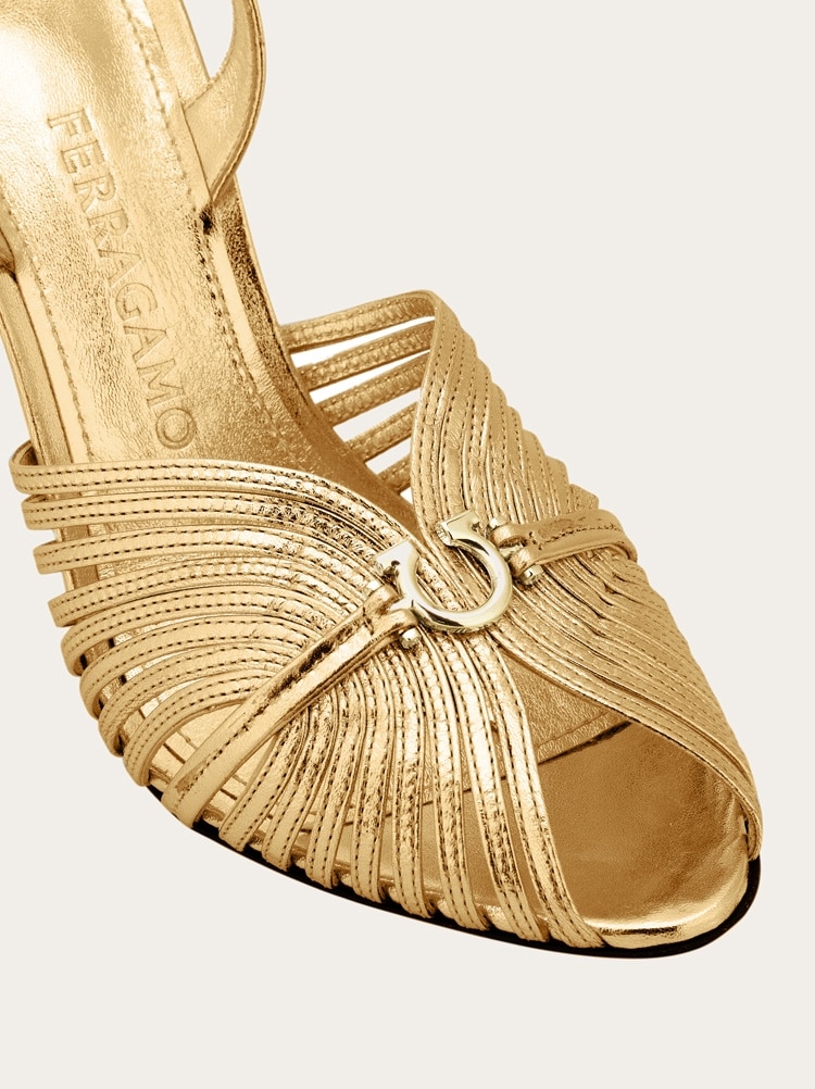 Sandal with Gancini element Gallery image 5