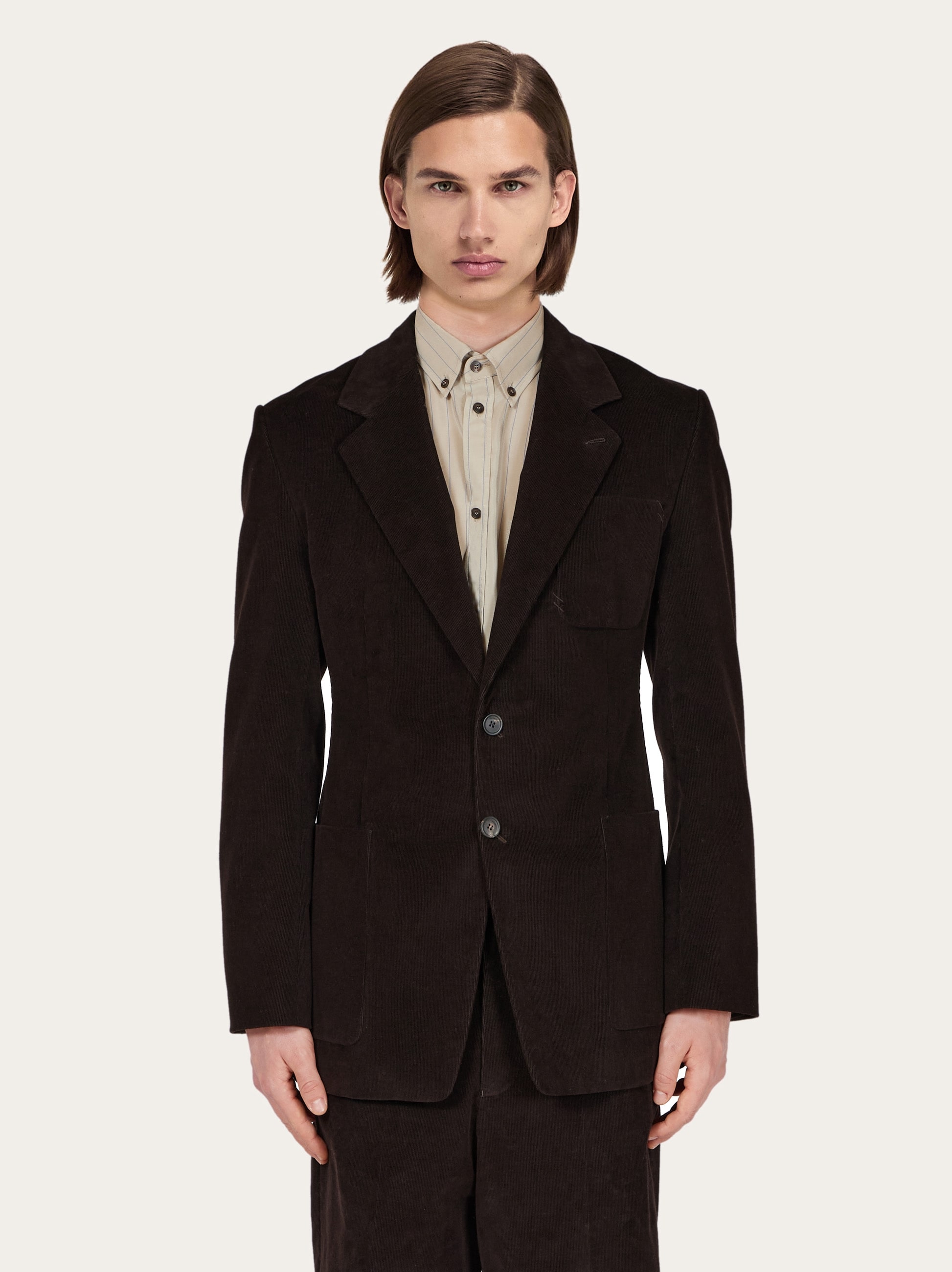 Corduroy blazer - Men | Ferragamo