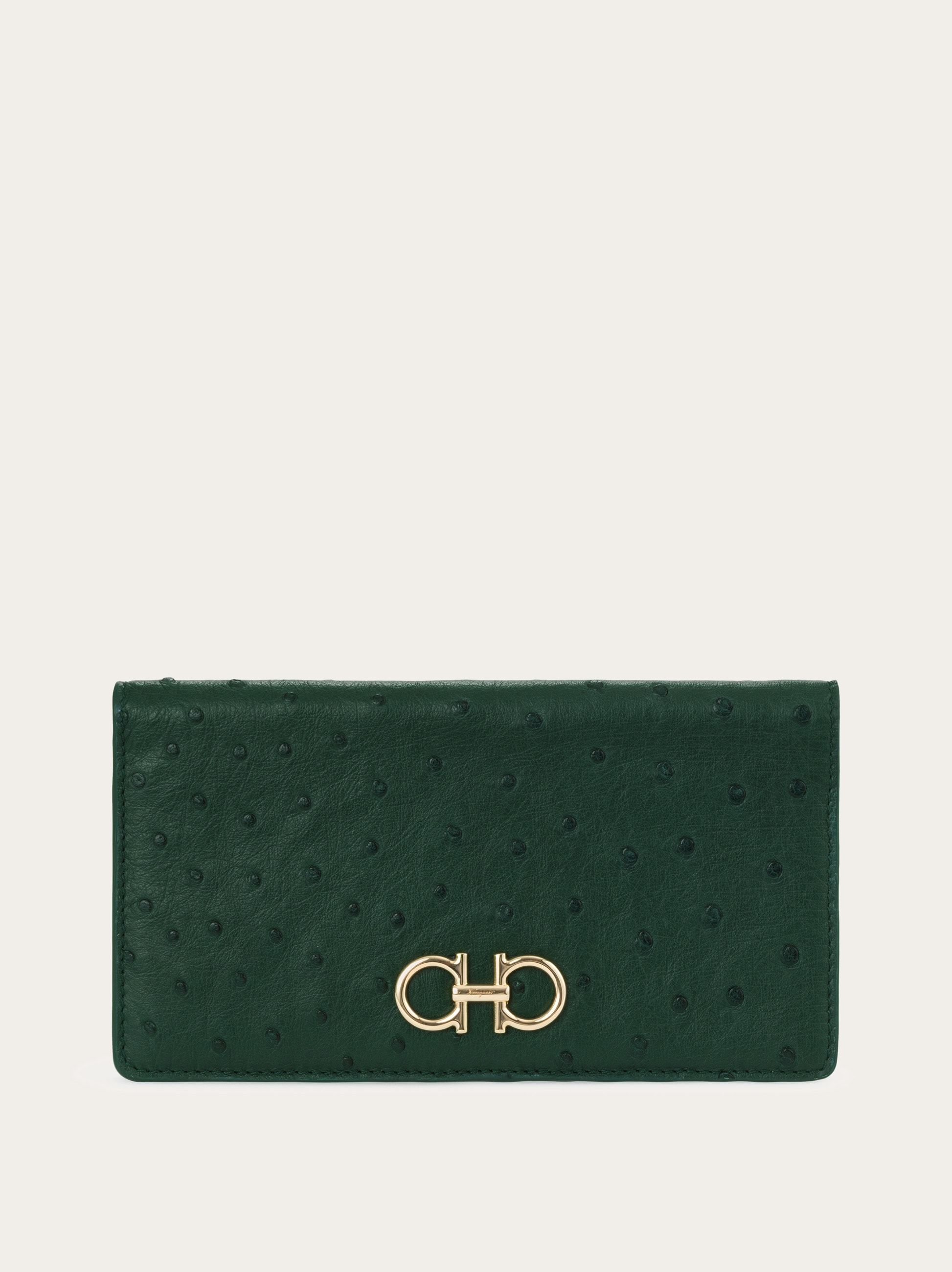 財布 Ferragamo Gancini leather long wallet Gancini continental wallet - Women | Ferragamo