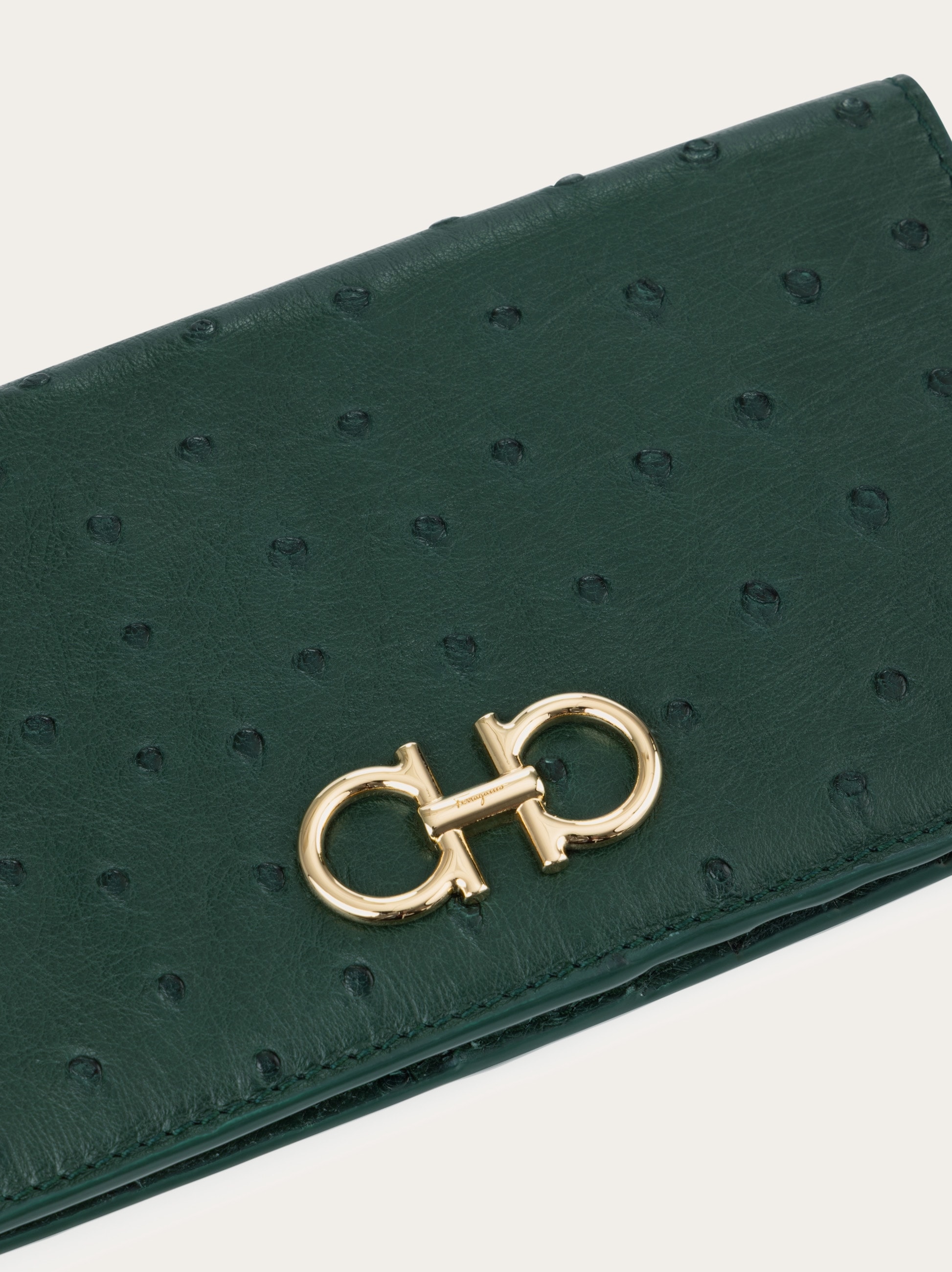 財布 Ferragamo Gancini leather long wallet Gancini continental wallet - Women | Ferragamo
