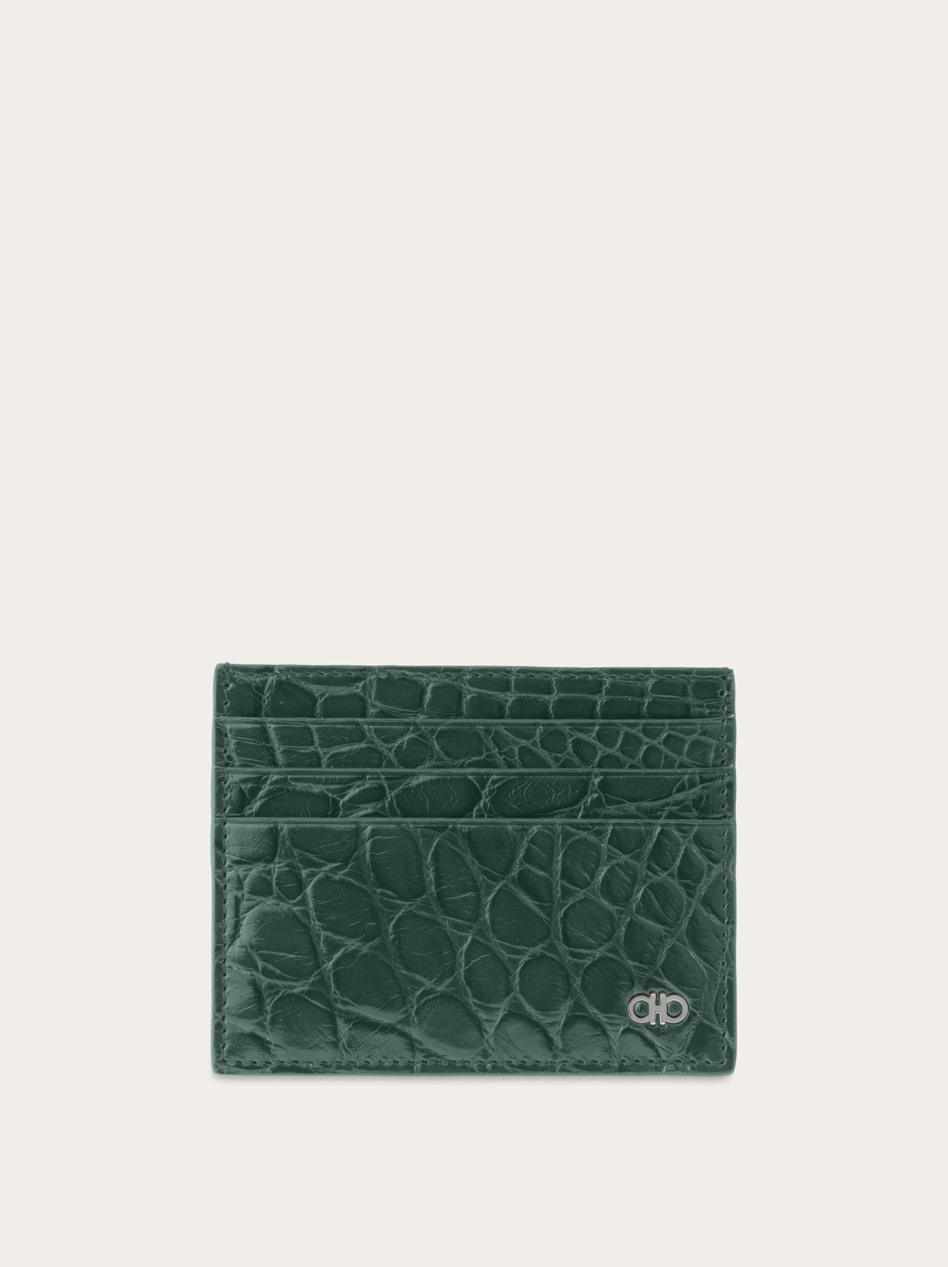 Gancini credit card holder - Men | Ferragamo