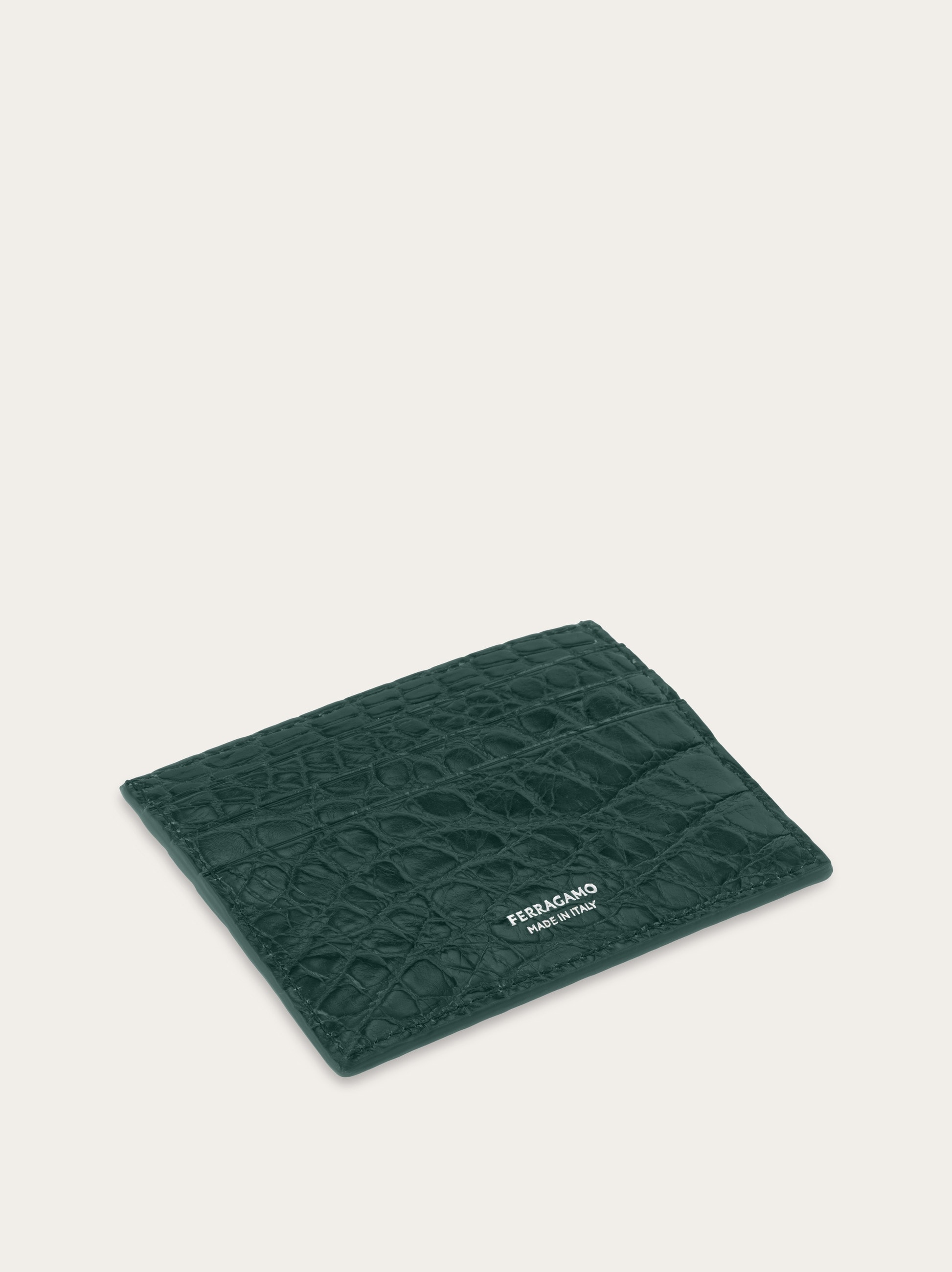 Gancini credit card holder - Men | Ferragamo