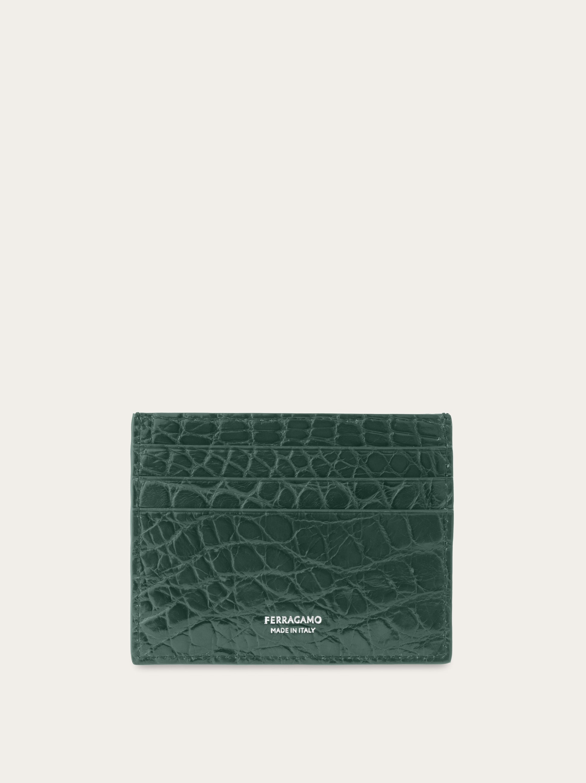 Gancini credit card holder - Men | Ferragamo