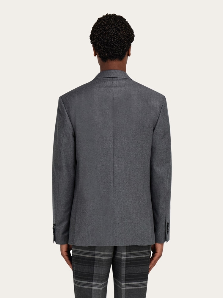 Single breasted flannel blazer Gallery image 3