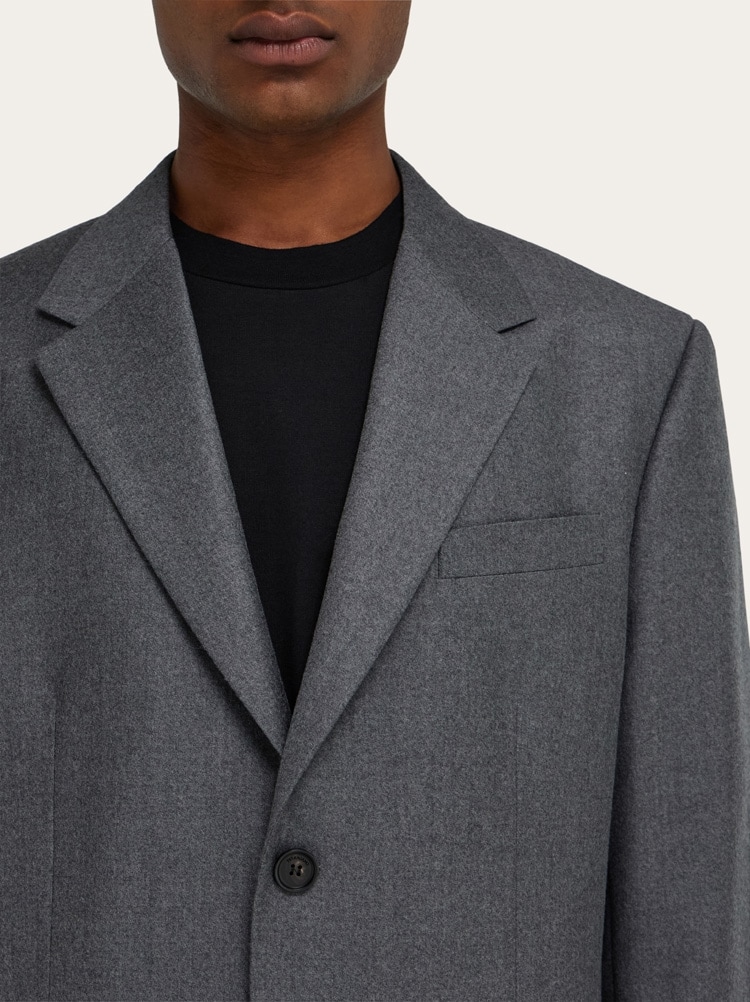 Single breasted flannel blazer Gallery image 4
