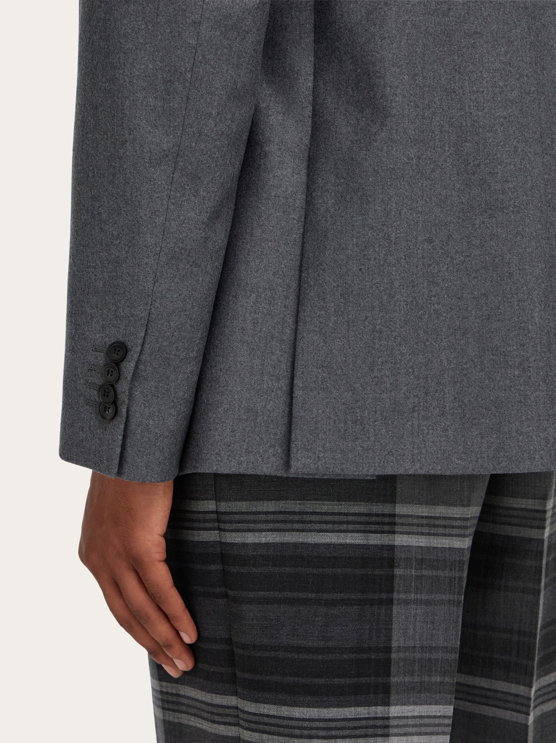 Single breasted flannel blazer - Men | Ferragamo