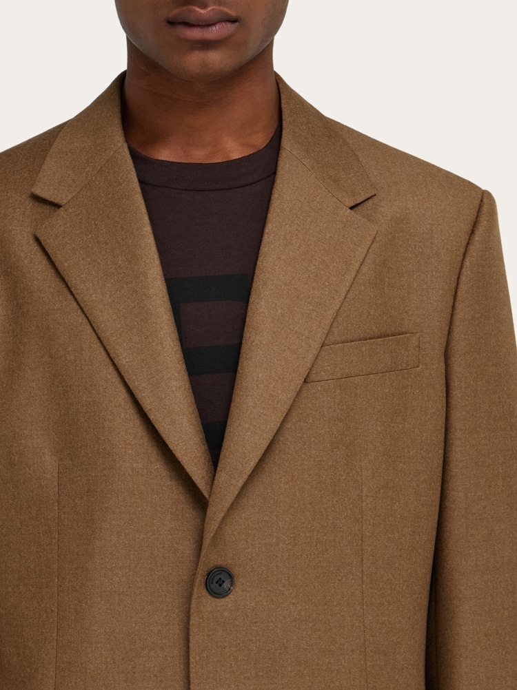 Single breasted flannel blazer Gallery image 4