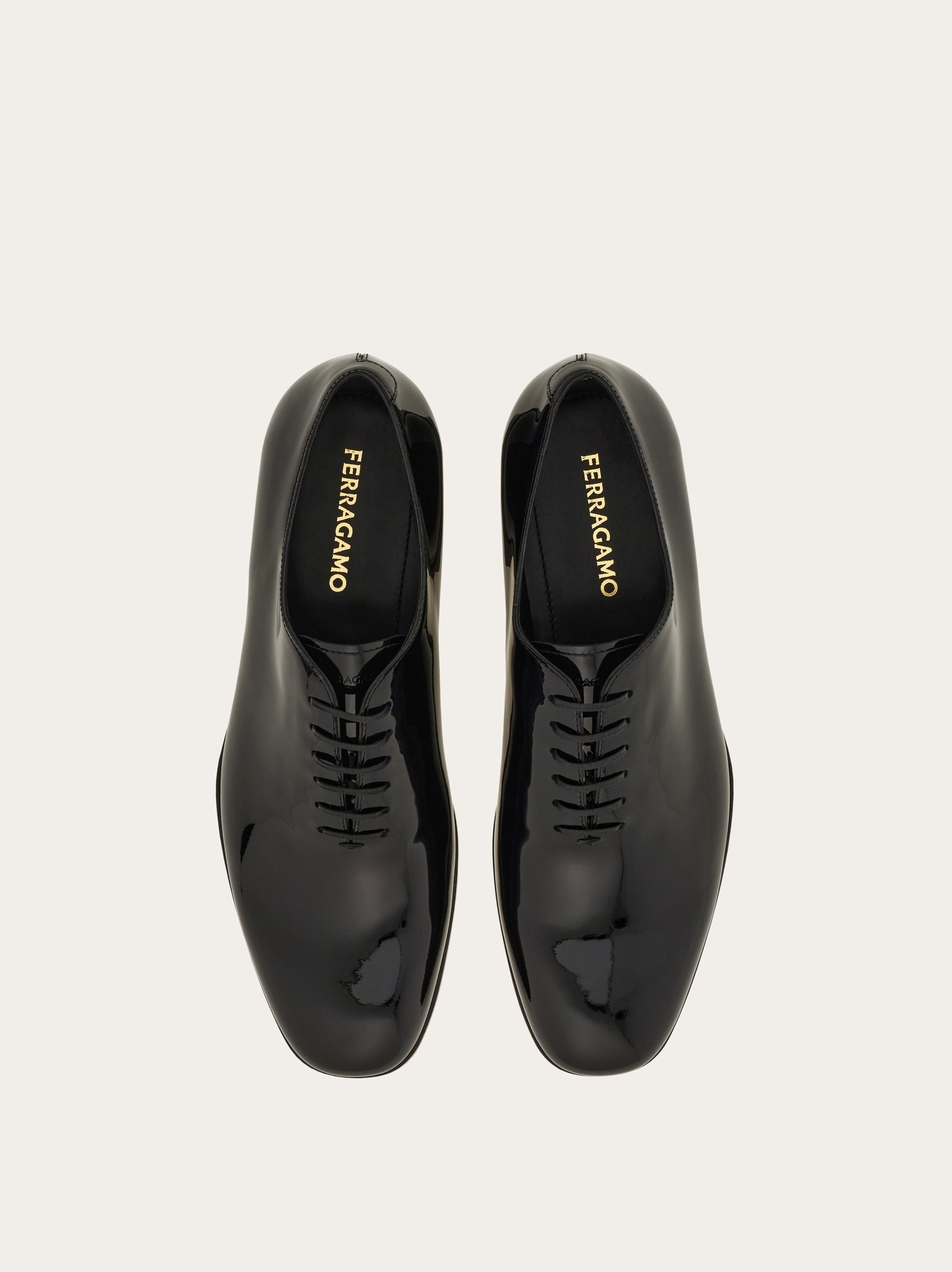 靴 Salvatore Ferragamo shoes Ferragamo - Black Leather Lace Up Dress Shoe | Mitchell Stores