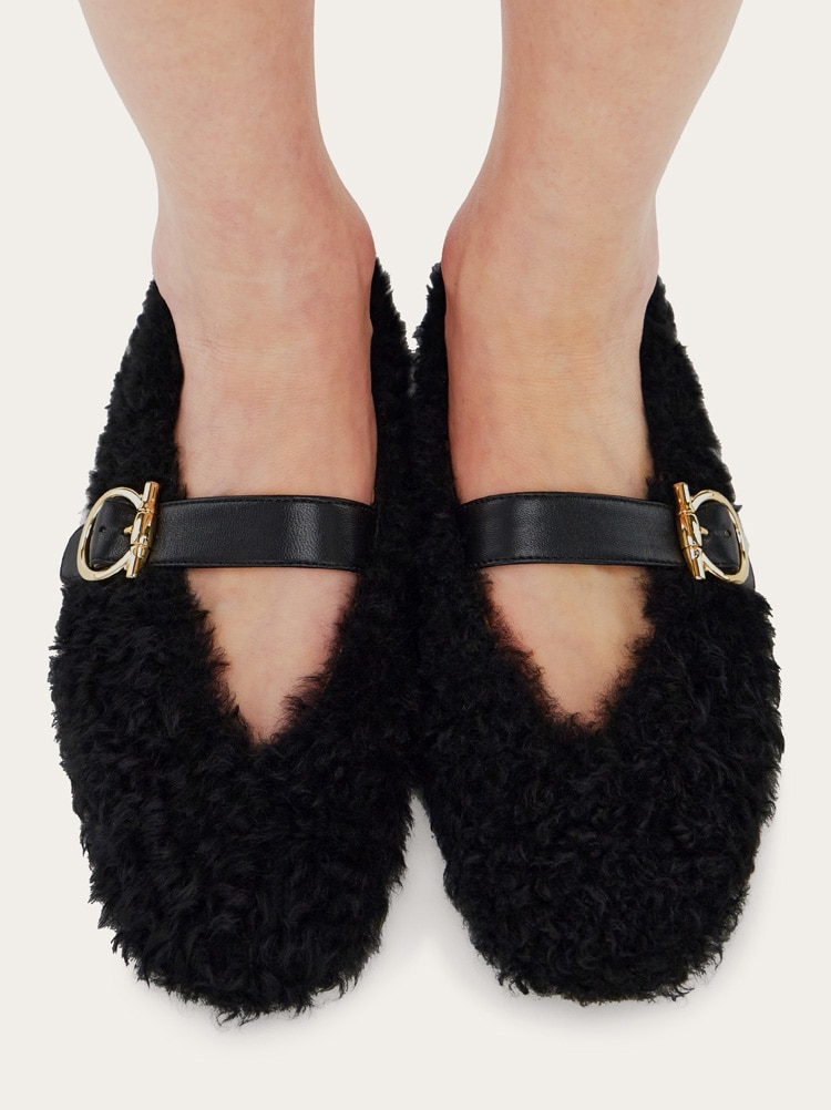 Shearling ballet flat Gallery image 7