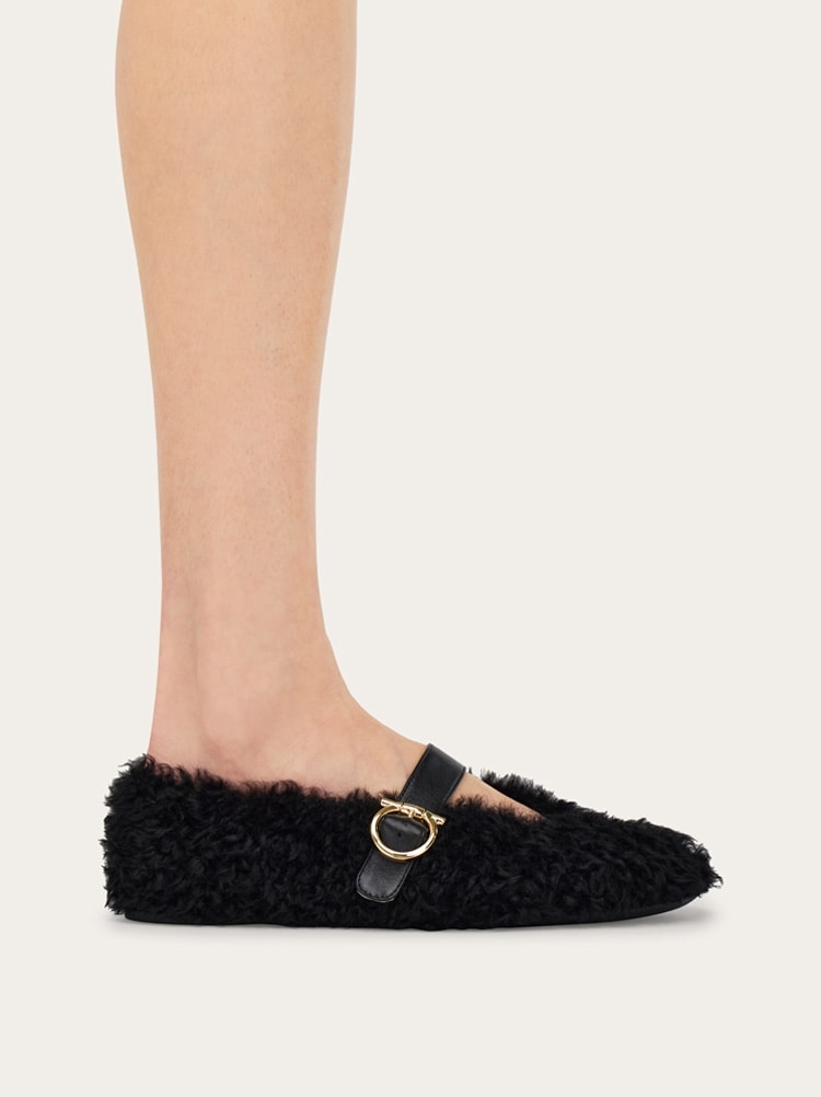 Shearling ballet flat Gallery image 4