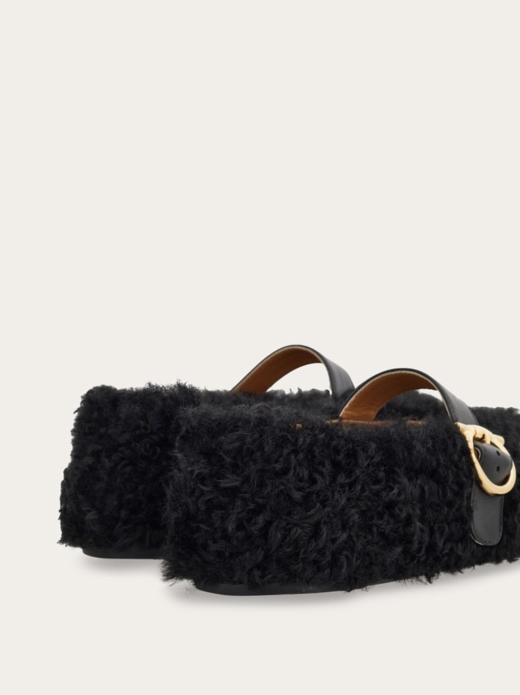 Shearling ballet flat Gallery image 5