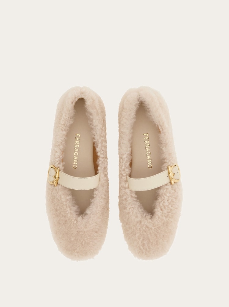 Shearling ballet flat Gallery image 3
