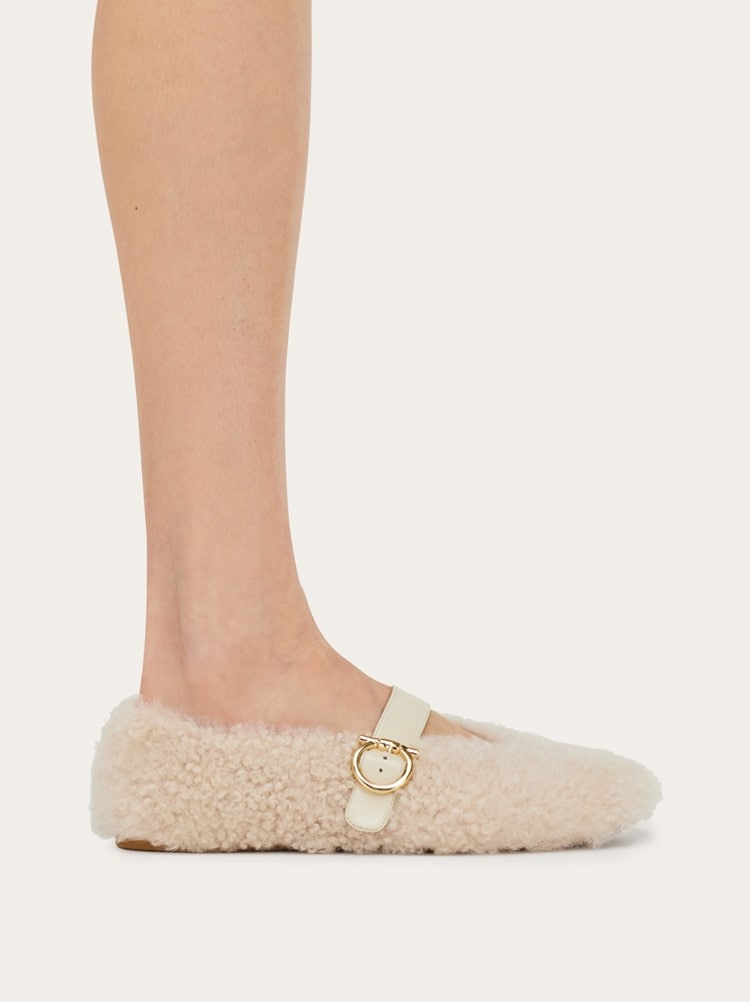 Shearling ballet flat Gallery image 4