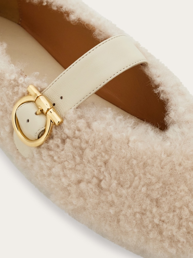Shearling ballet flat Gallery image 6
