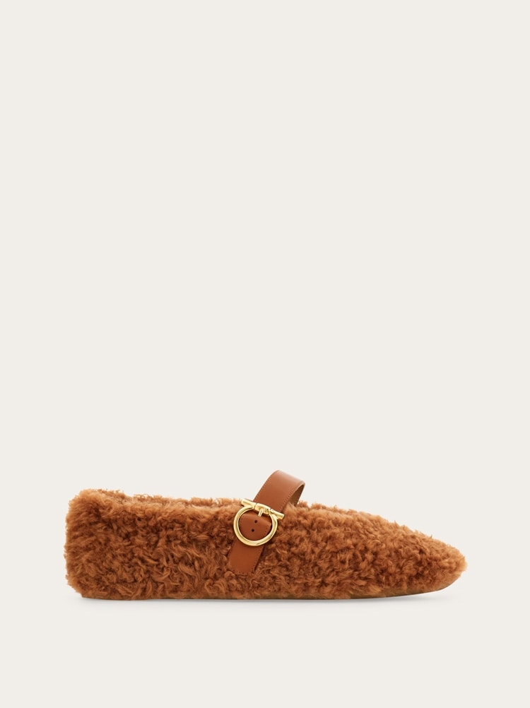 Shearling ballet flat Gallery image 1