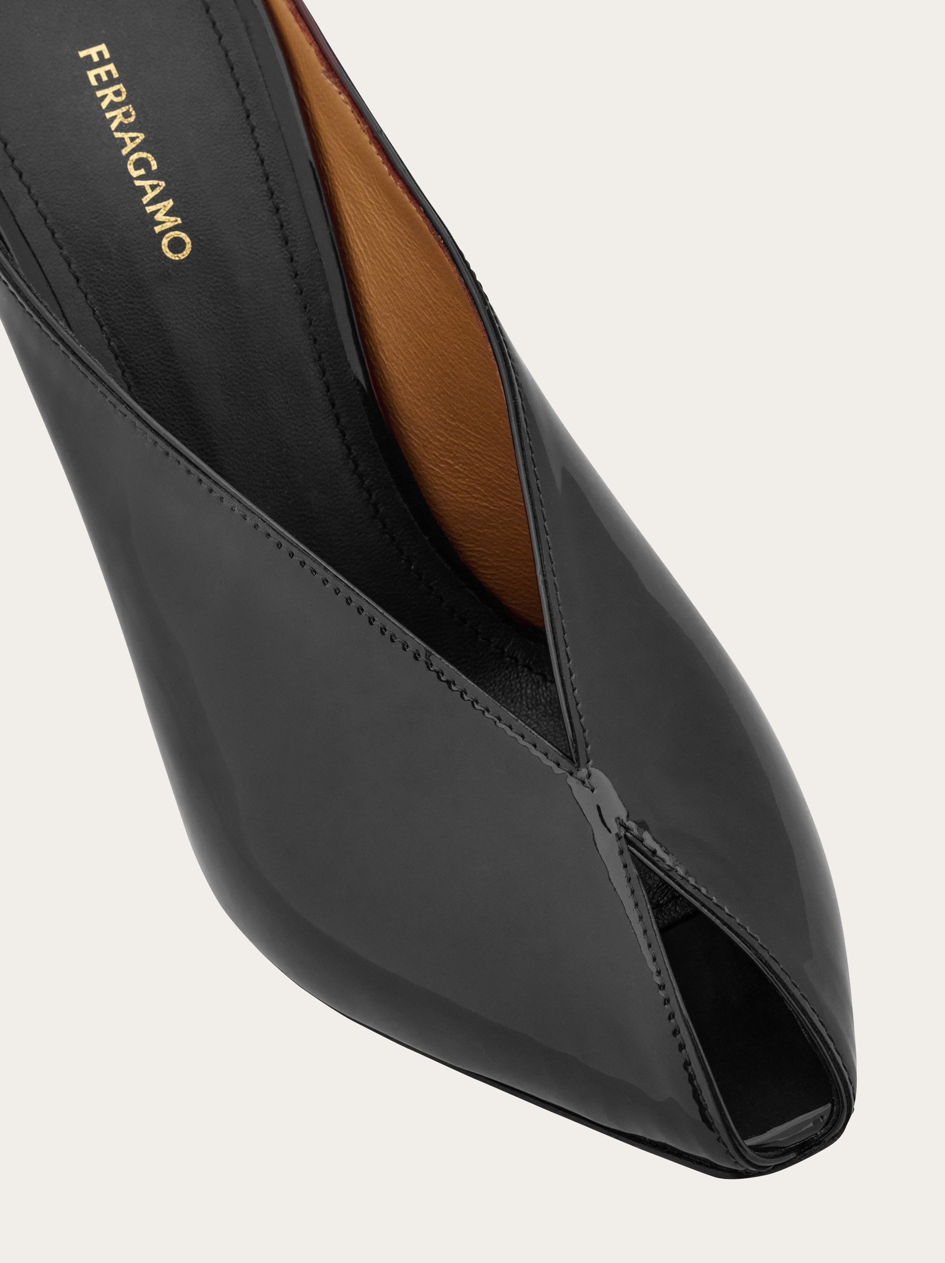 フェラガモ ミュール ヒール 10cm Salvatore Ferragamo - フェラガモ ミュール ヒール 10cmの通販