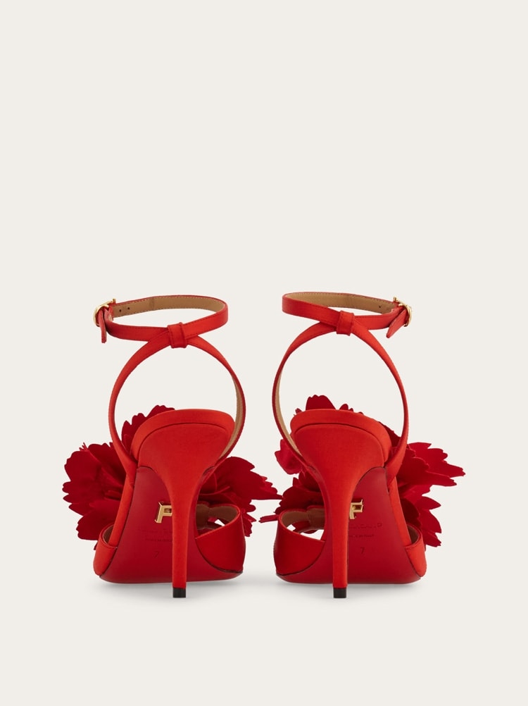 Flower embellished high heel sandal Gallery image 5