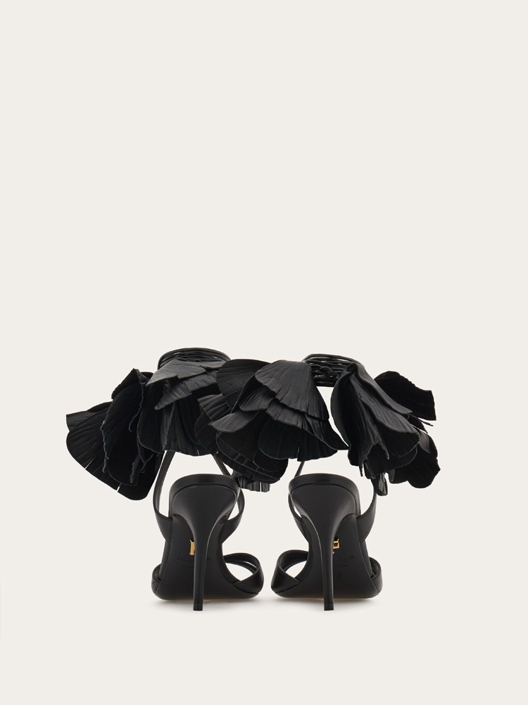 Flower embellished high heel sandal Gallery image 4