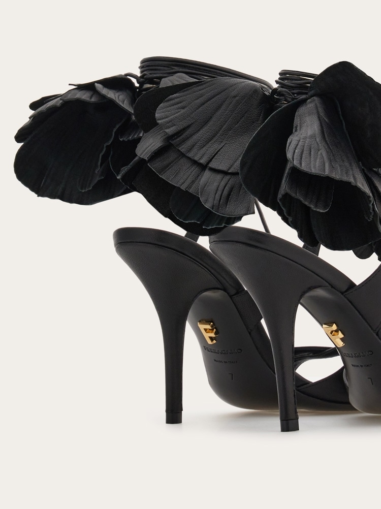 Flower embellished high heel sandal Gallery image 6
